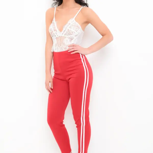 Women Skin Fit Side Stripe Trouser/Leggings