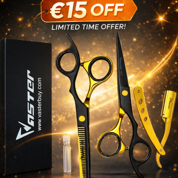 Professional 6.5” Hair Cutting & Thinning Scissors Set